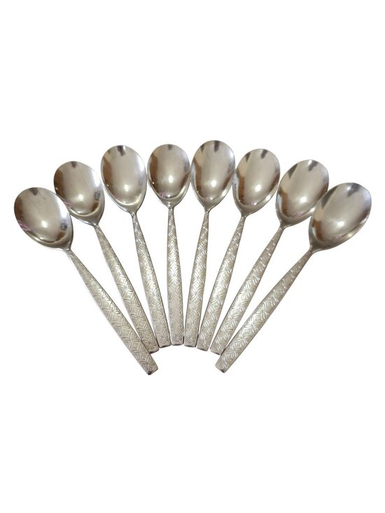 Noritake Other - 4 Noritake Allegro Teaspoon Spoons 6" silverware flatware replacement MCM vtg